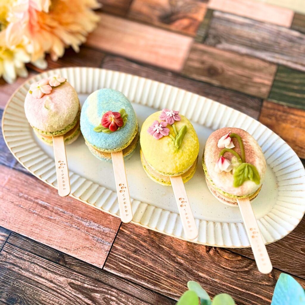 棒付きマカロンのお店「いろはのおと」のいろはのマカロン〜四季〜の写真