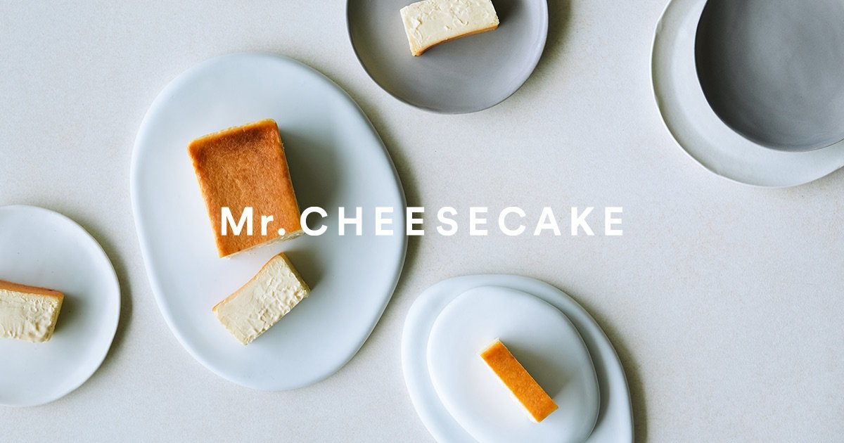 Mr.CHEESECAKEのShopifyストア画面