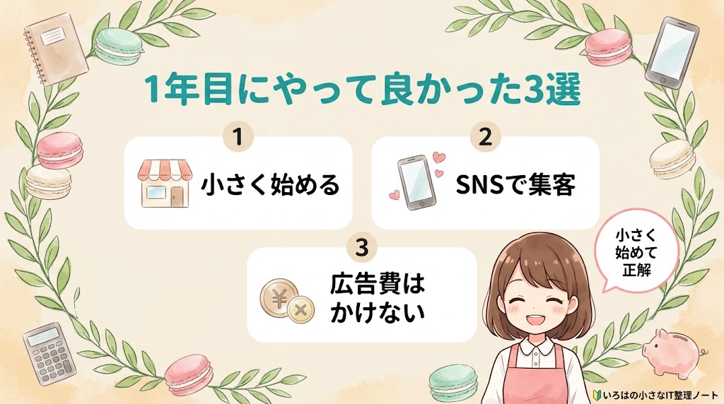1年目にやって良かった3選