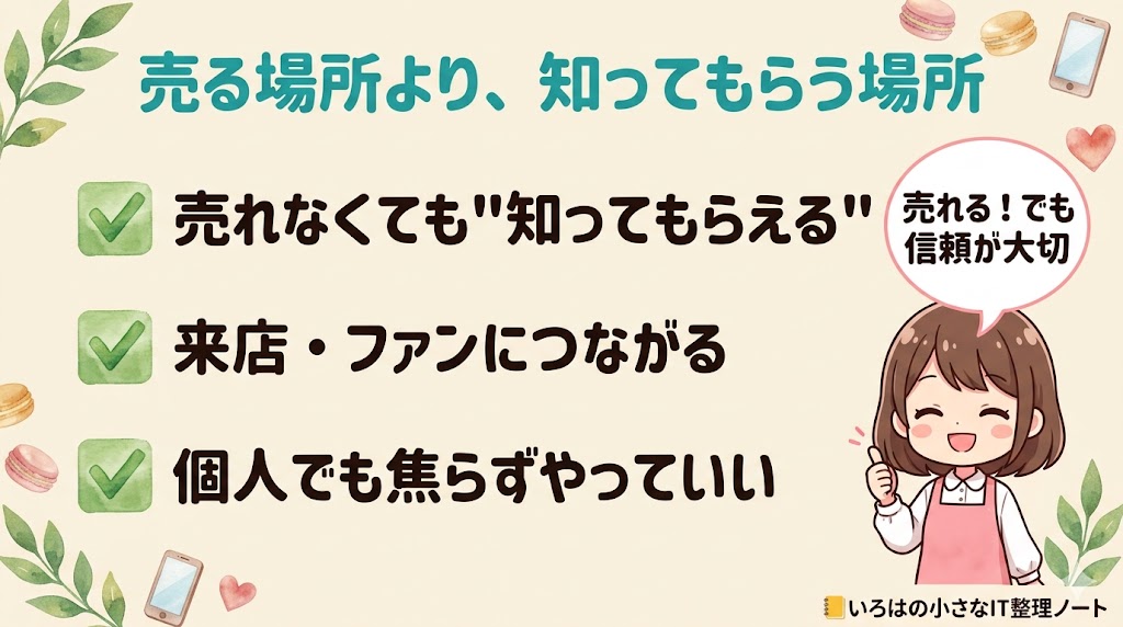 TikTok Shop個人出店のまとめ｜売る場所より知ってもらう場所・来店やファンにつながる・焦らずやっていい