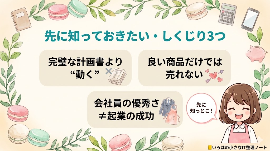 1年目のしくじりと勘違い