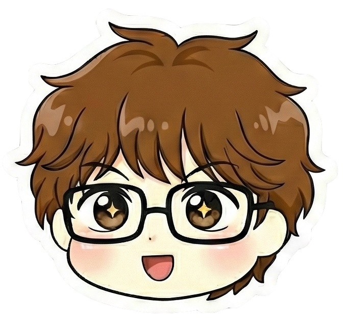 笑顔の顔スタンプ